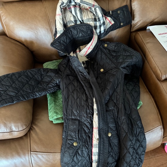 Burberry BRIT black diamond Burberry jacket woman’s XS - Picture 2 of 4